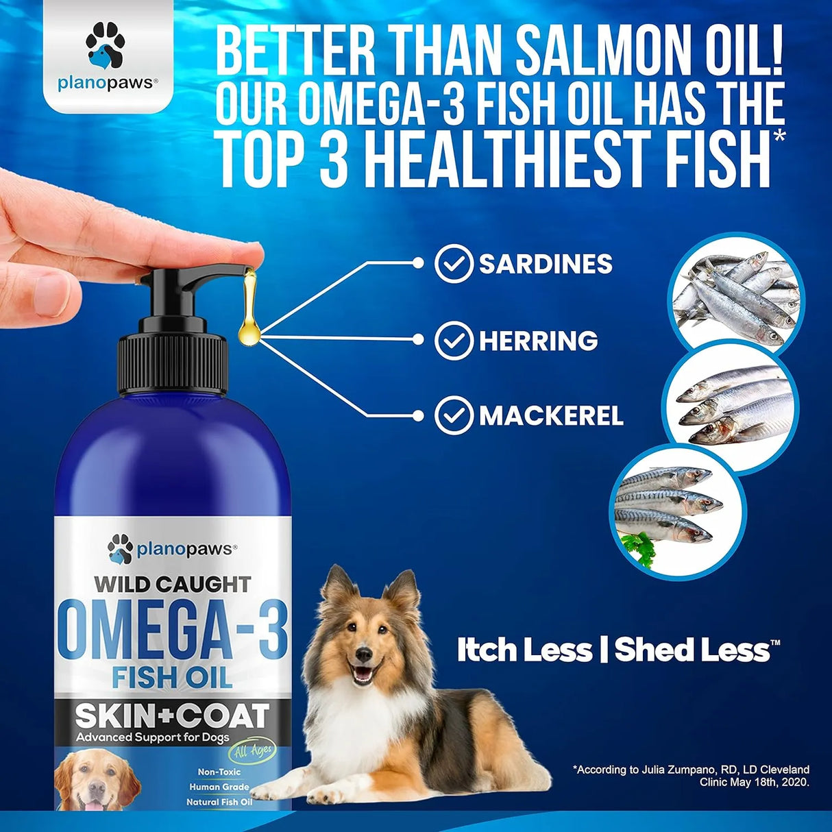 PLANOPAWS - Planopaws Omega 3 Fish Oil for Dogs 16 Fl.Oz. - The Red Vitamin MX - Aceite De Pescado Para Perros - {{ shop.shopifyCountryName }}