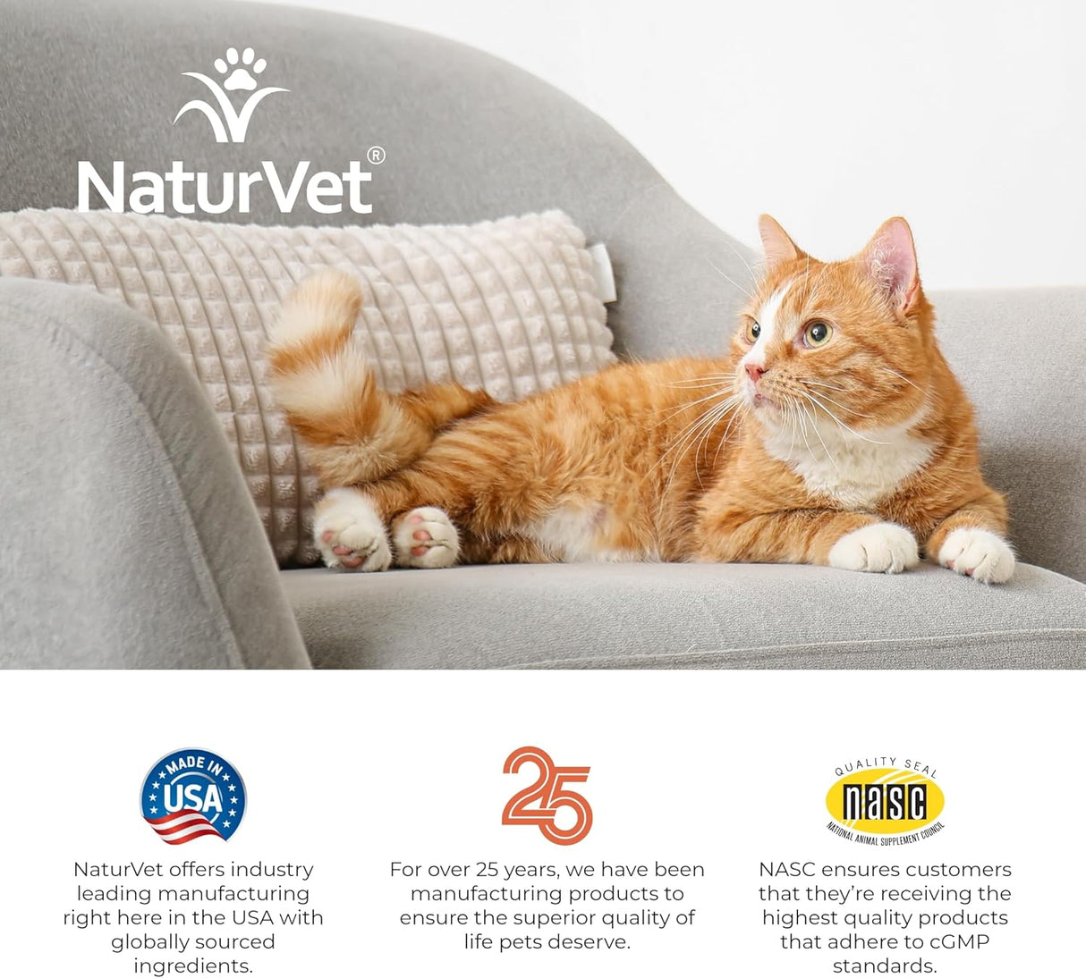 NaturVet Digestive Enzymes for Cats Plus Probiotics 60 Masticables