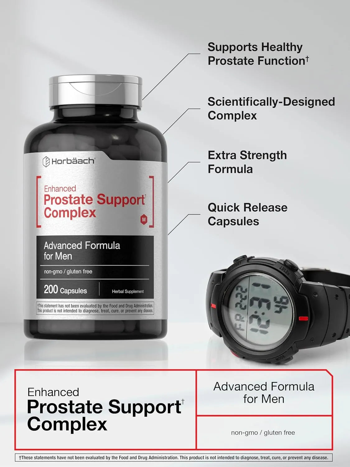 HORBAACH - Horbaach Prostate Support Complex 200 Capsulas - The Red Vitamin MX - Suplementos Alimenticios - {{ shop.shopifyCountryName }}