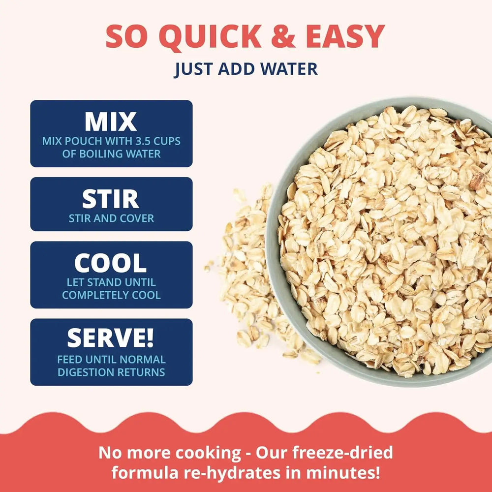 Under the Weather Bland Diet for Dogs Turkey Oatmeal Sweet Potato & Slippery Elm 6 Oz.