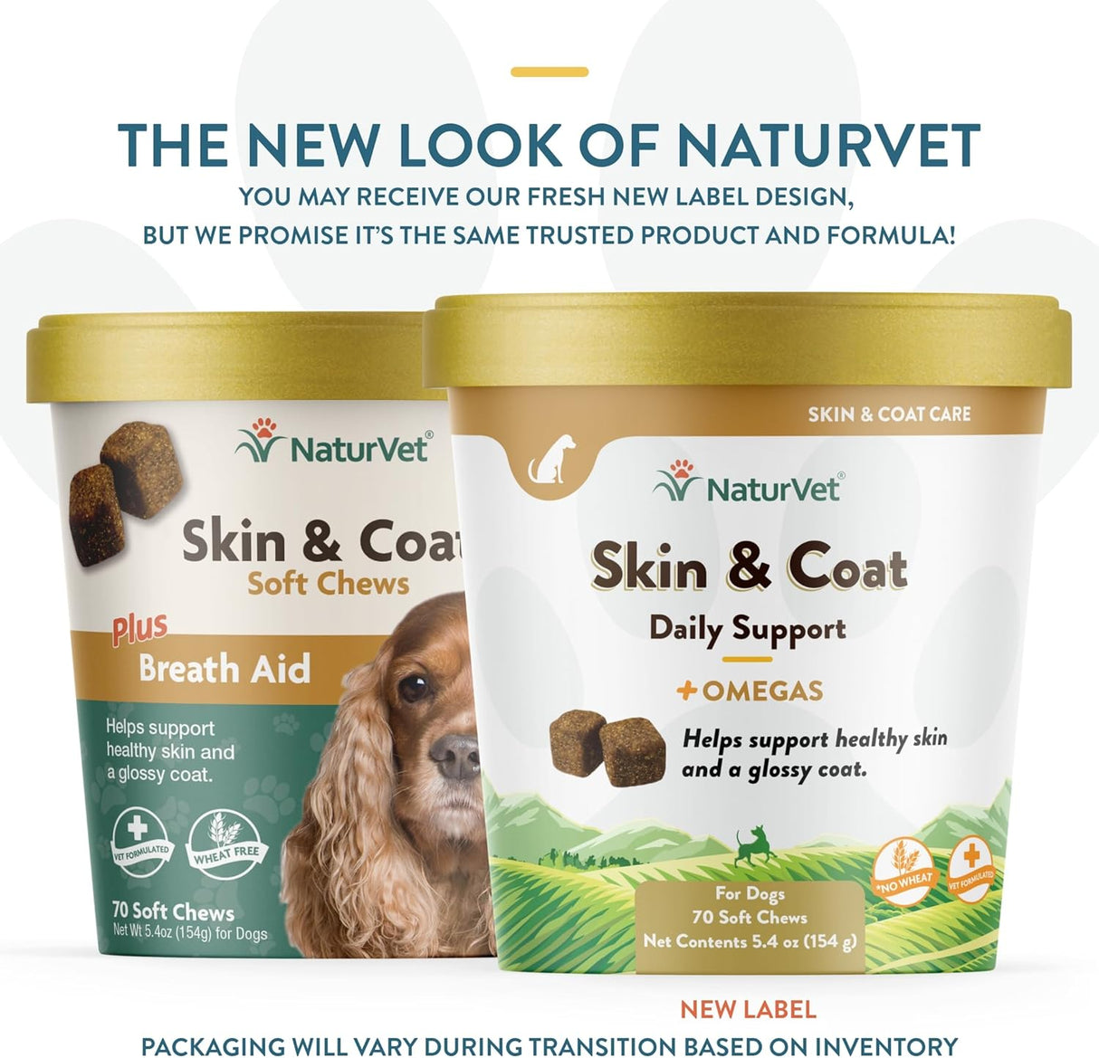 NaturVet Skin and Coat Plus Omegas 70 Masticables
