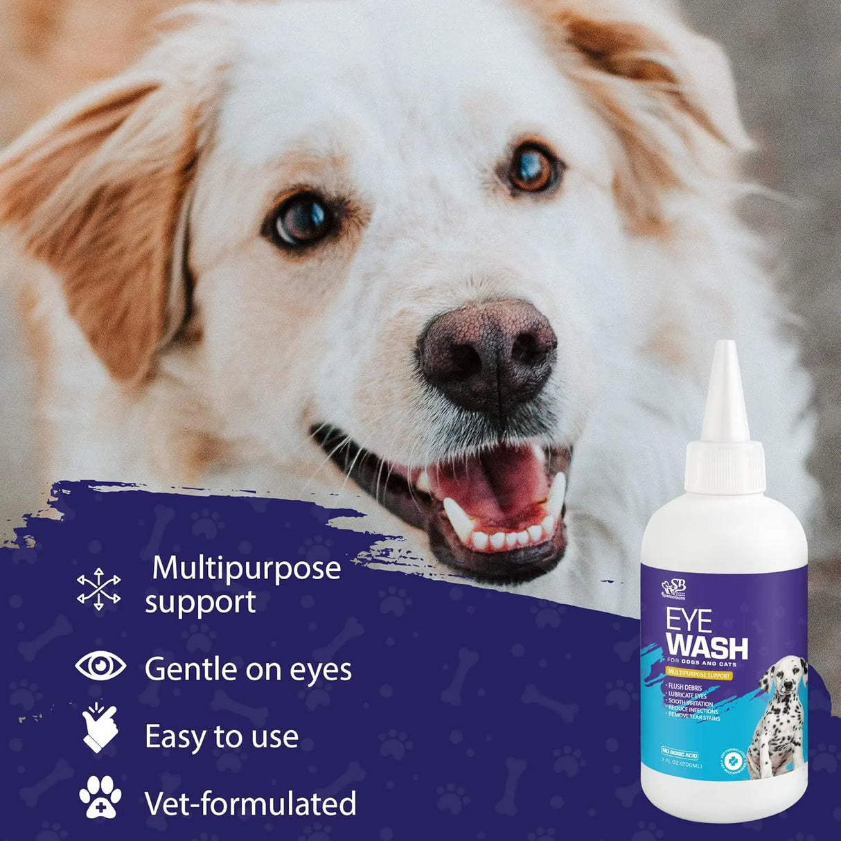 SPANIELBUNS - Spanielbuns Dog Eye Drops 200Ml. 2 Pack - The Red Vitamin MX - Cuidado De Los Ojos De Los Perros - {{ shop.shopifyCountryName }}
