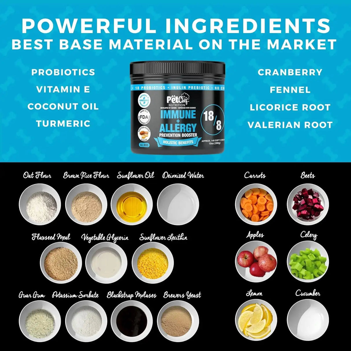 PET CHEF - Pet Chef Respiratory Immune + Dog Allergy Remedy 140 Masticables - The Red Vitamin MX - Remedios Para La Picazón De Perros - {{ shop.shopifyCountryName }}