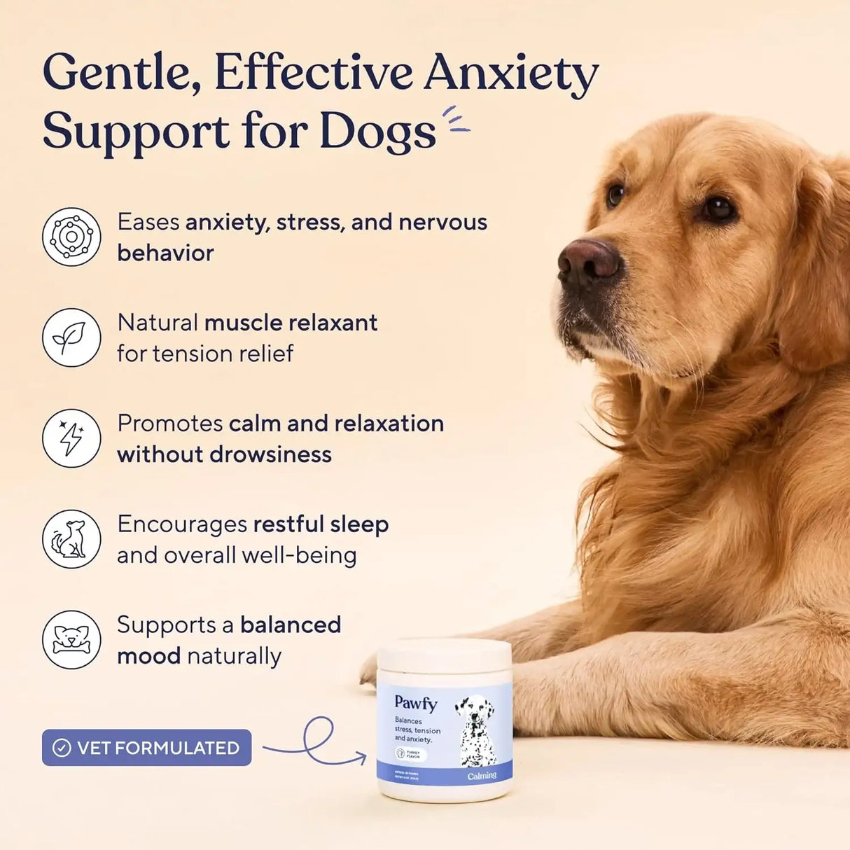 PAWFY - Pawfy Calming Chews for Dogs Turkey Treats 30 Masticables - The Red Vitamin MX - Relajantes Para Perros - {{ shop.shopifyCountryName }}