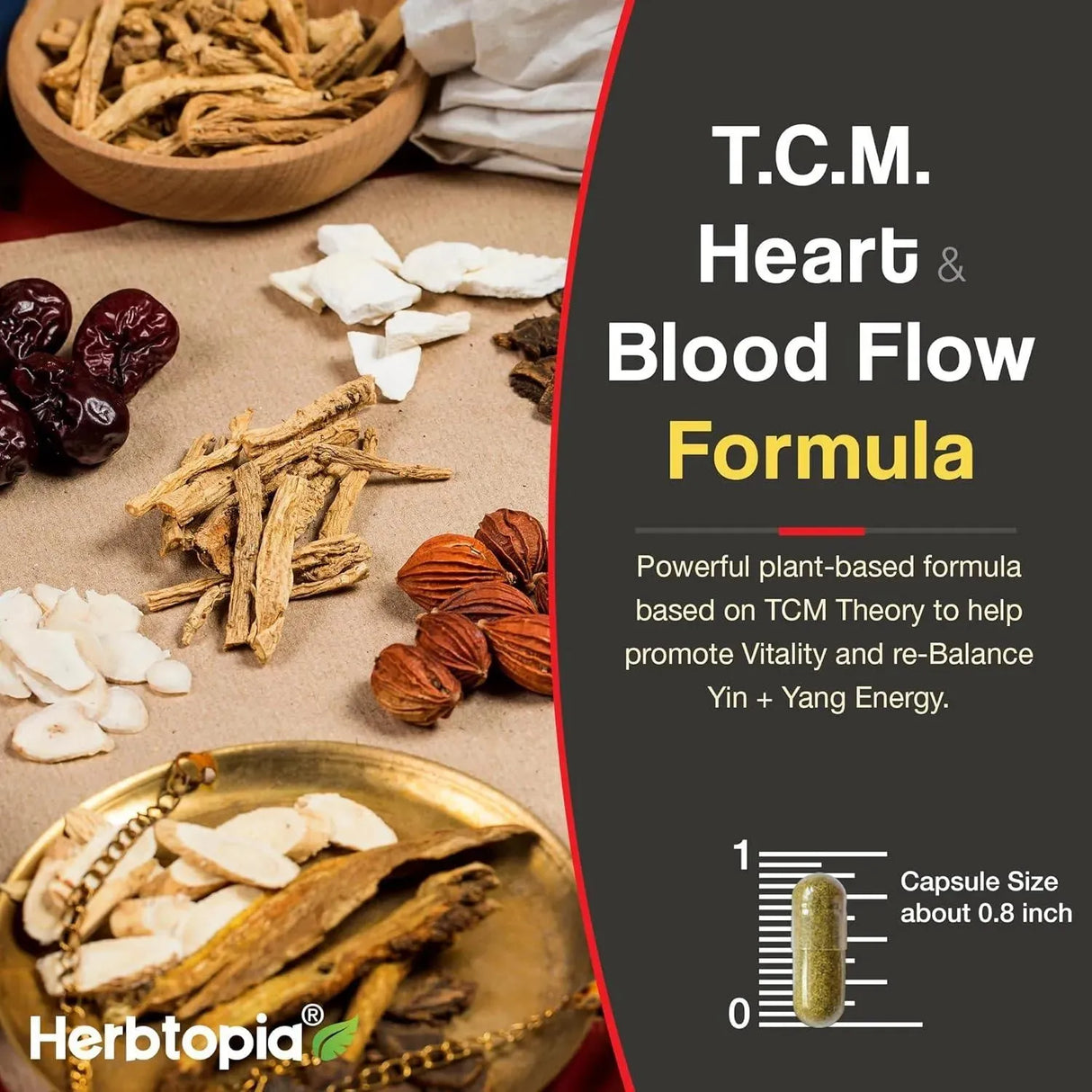 HERBTOPIA - Herbtopia Eternal Health Heart Health 60 Capsulas - The Red Vitamin MX - Suplementos Alimenticios - {{ shop.shopifyCountryName }}