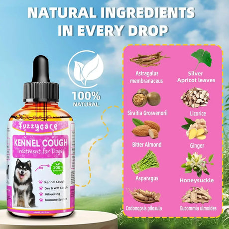 FUZZYCARE - Fuzzycare Dog Cough Treatment 60Ml. 2 Pack - The Red Vitamin MX - Medicamentos Sin Receta Para Perros - {{ shop.shopifyCountryName }}