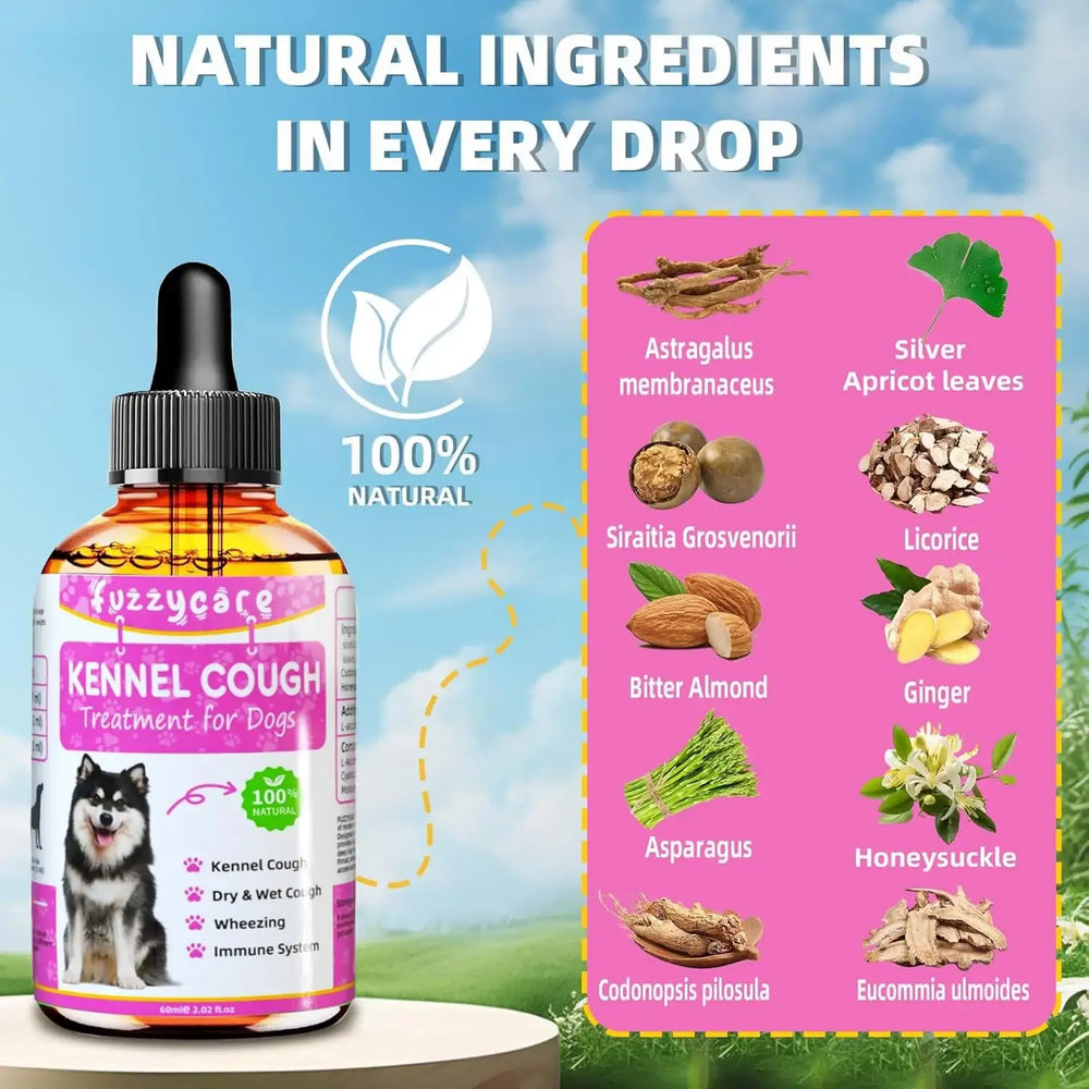 FUZZYCARE - Fuzzycare Dog Cough Treatment 60Ml. 2 Pack - The Red Vitamin MX - Medicamentos Sin Receta Para Perros - {{ shop.shopifyCountryName }}