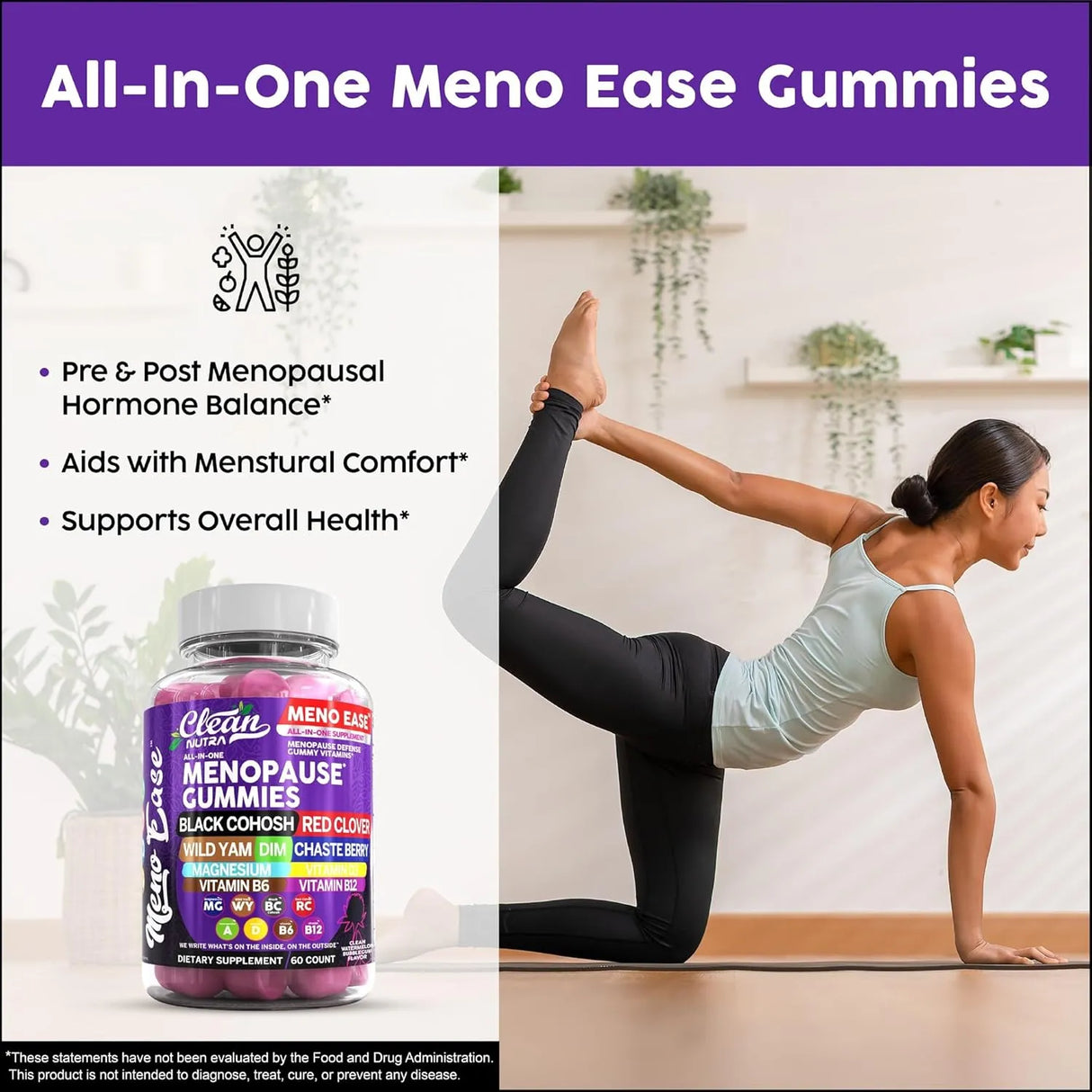 CLEAN NUTRACEUTICALS - Clean Nutraceuticals Menopause Supplement for Women Gummies 60 Gomitas - The Red Vitamin MX - Suplementos Alimenticios - {{ shop.shopifyCountryName }}
