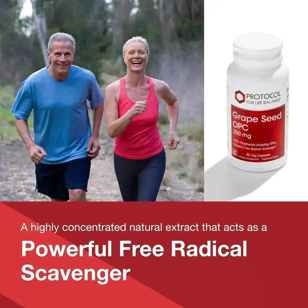 PROTOCOL FOR LIFE BALANCE - Protocol Grape Seed OPC 250Mg. 90 Capsulas - The Red Vitamin MX - Suplementos Alimenticios - {{ shop.shopifyCountryName }}