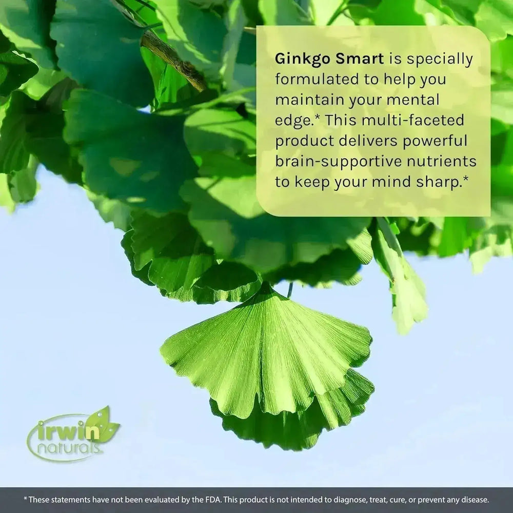 IRWIN NATURALS - Irwin Naturals Ginkgo Smart 60 Capsulas Blandas - The Red Vitamin MX - Suplementos Alimenticios - {{ shop.shopifyCountryName }}