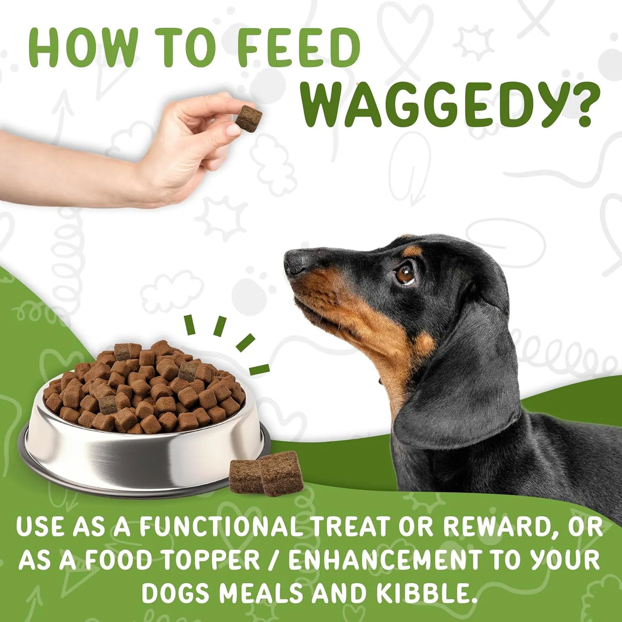 WAGGEDY - waggedy Daily Essentials Puppy 60 Masticables - The Red Vitamin MX - Multivitamínicos Para Perros - {{ shop.shopifyCountryName }}