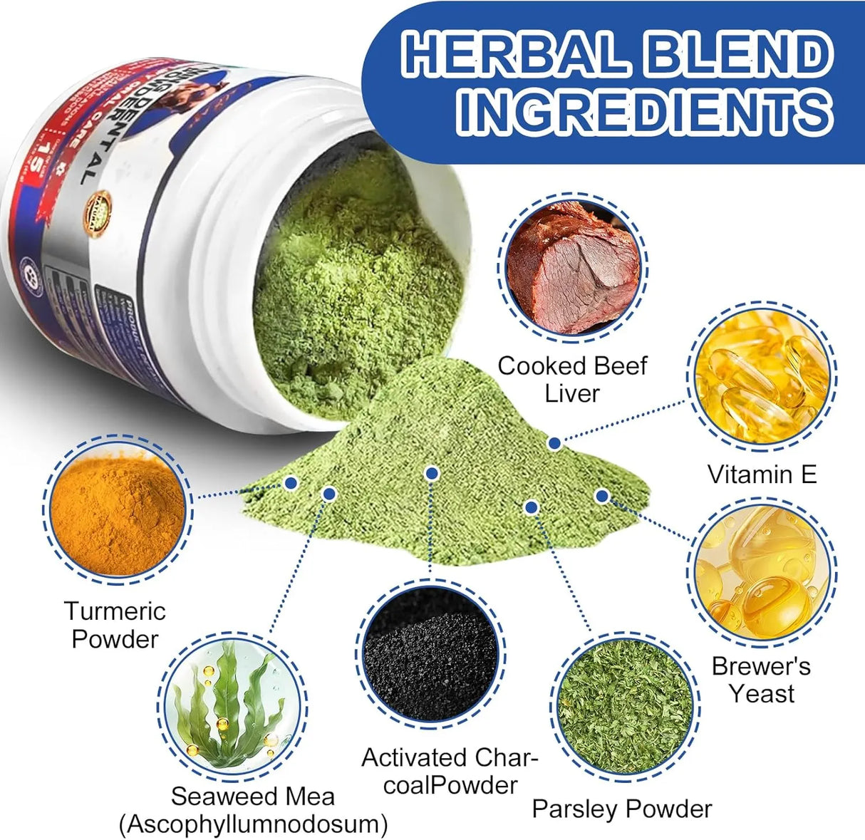 COLEAZE - ColEaze Dog Teeth Cleaning Powder 90Gr. - The Red Vitamin MX - Cuidado Dental Para Perros - {{ shop.shopifyCountryName }}