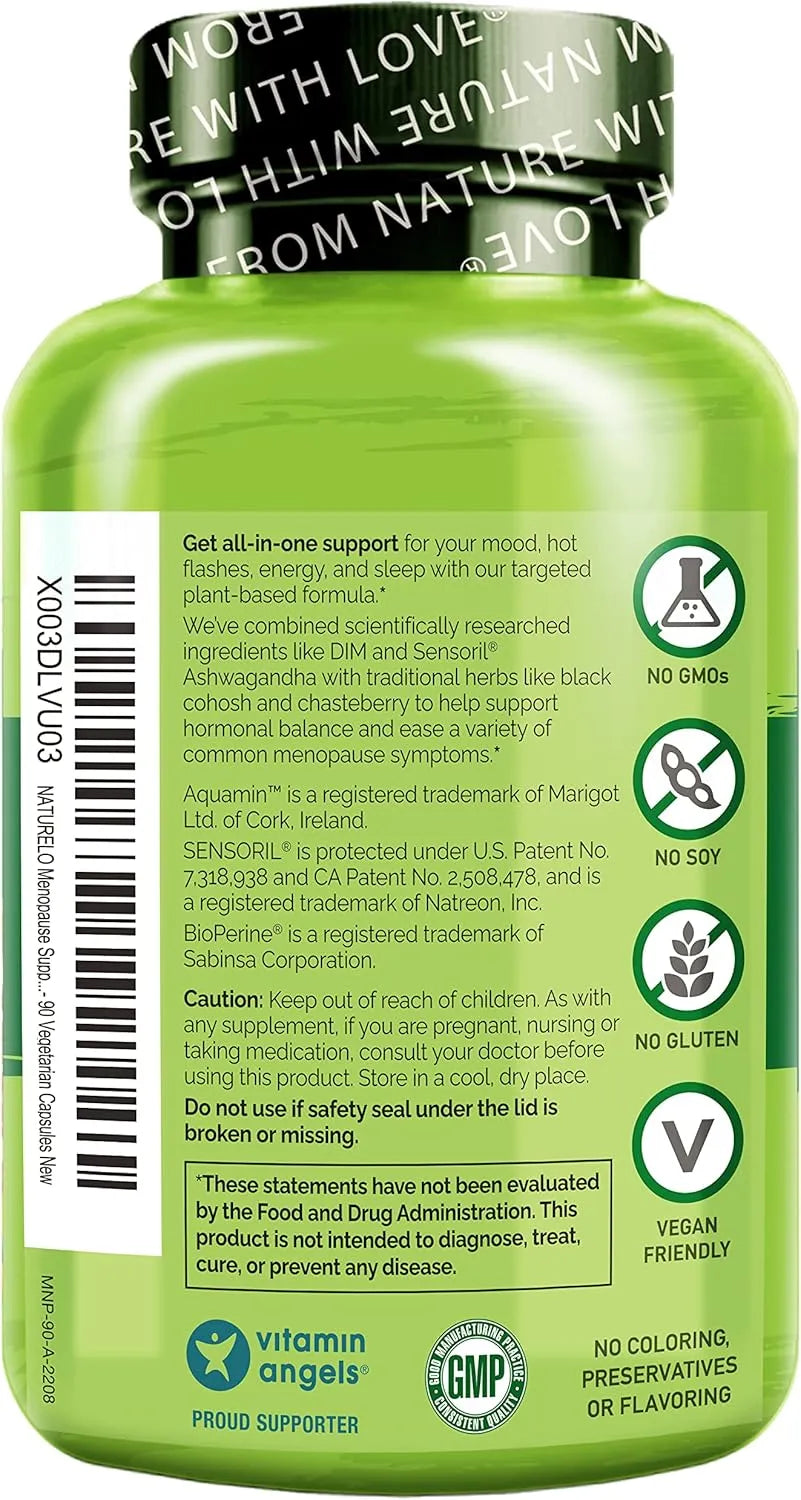 NATURELO - NATURELO Menopause Support 90 Capsulas - The Red Vitamin MX - Suplementos Alimenticios - {{ shop.shopifyCountryName }}