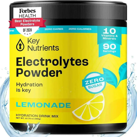 KEY NUTRIENTS - KEY NUTRIENTS Multivitamin Electrolytes Powder Lemonade 90 Servicios 360Gr. - The Red Vitamin MX - Suplementos Alimenticios - {{ shop.shopifyCountryName }}