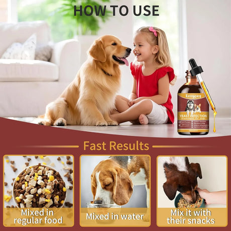 FUZZYCARE - Fuzzycare Natural Yeast Infection Treatment for Dogs 60Ml. - The Red Vitamin MX - Cuidado Del Oído De Perros - {{ shop.shopifyCountryName }}