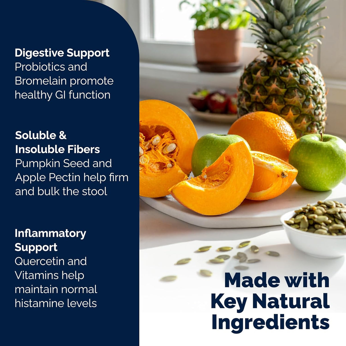 Vetnique Labs Glandex Anal Gland Soft Chew Treats with Pumpkin Bacon Pork 120 Masticables