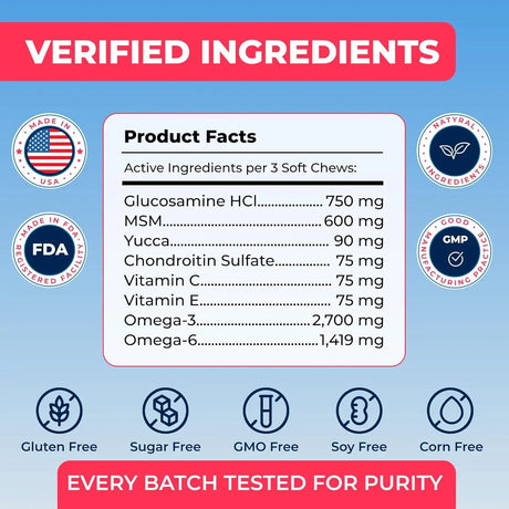 PAWFECT - Pawfect Mobility Glucosamine Chews for Dogs 120 Masticables - The Red Vitamin MX - Cuidado De Cadera Y Articulaciones Para Perros - {{ shop.shopifyCountryName }}