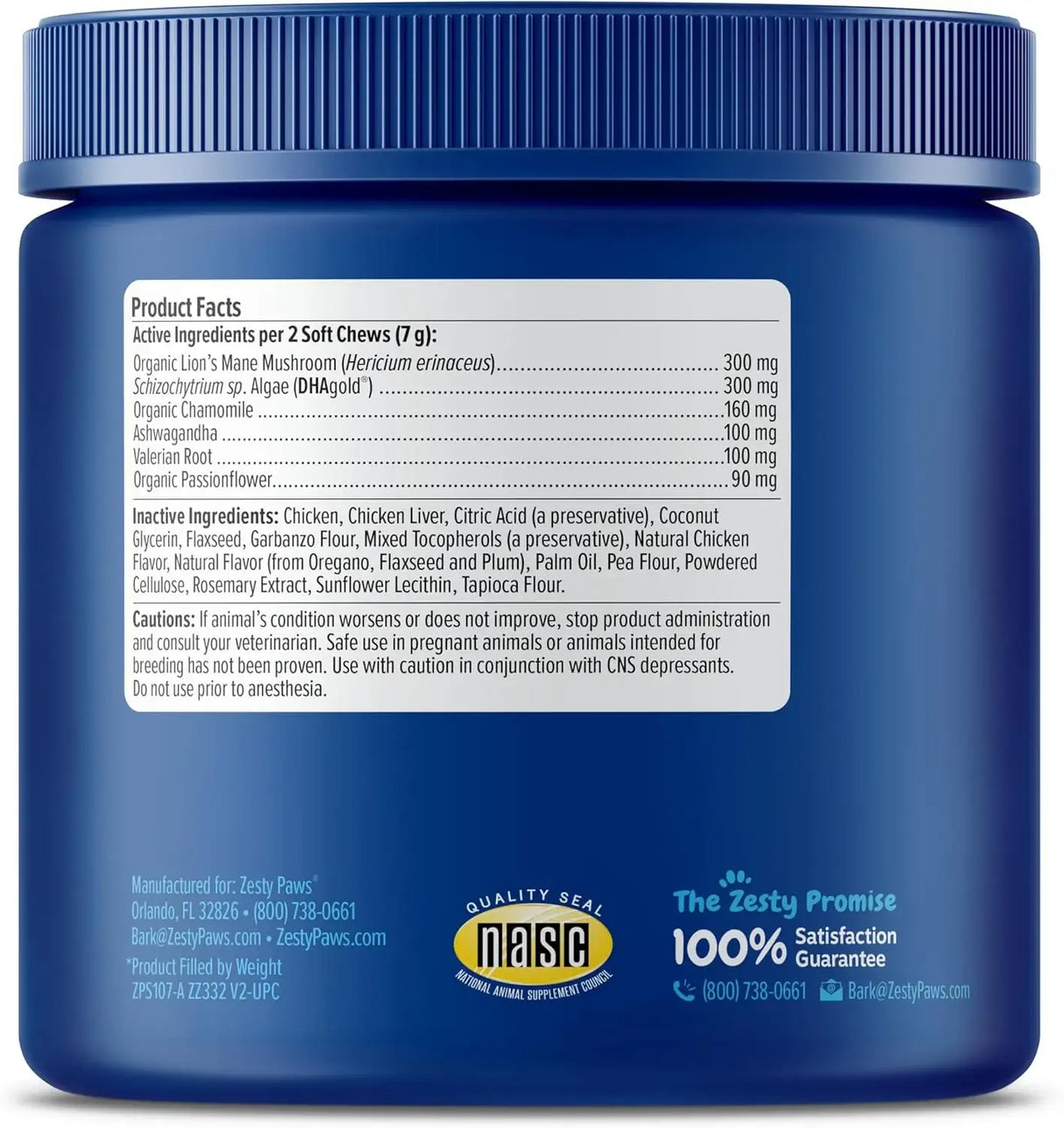 ZESTY PAWS - Zesty Paws Senior Advanced Calming & Cognition Soft Chews for Dogs 90 Masticables - The Red Vitamin MX - Relajantes Para Perros - {{ shop.shopifyCountryName }}