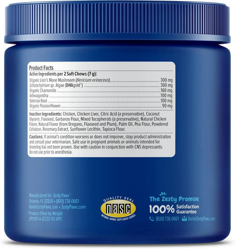 ZESTY PAWS - Zesty Paws Senior Advanced Calming & Cognition Soft Chews for Dogs 90 Masticables - The Red Vitamin MX - Relajantes Para Perros - {{ shop.shopifyCountryName }}