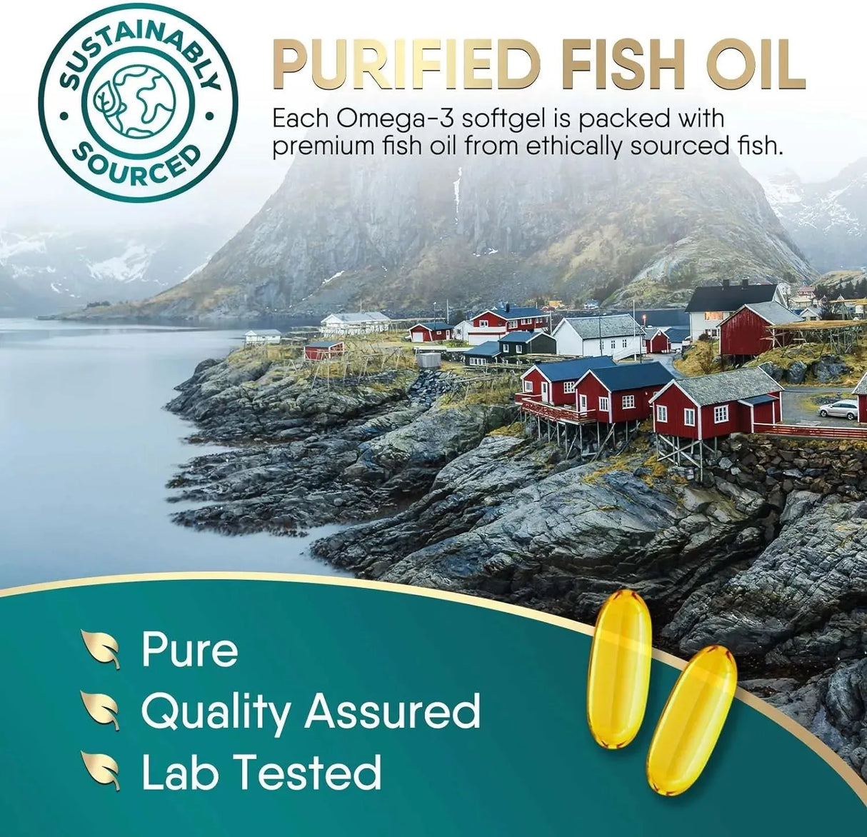 NATURES CHOICE - Nature's Choice Triple Strength Omega 3 Fish Oil 2400Mg. 120 Capsulas Blandas - The Red Vitamin MX - Suplementos Alimenticios - {{ shop.shopifyCountryName }}