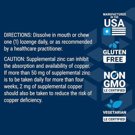 LIFE EXTENSION - Life Extension Zinc Lozenges 60 Tabletas - The Red Vitamin MX - Suplementos Alimenticios - {{ shop.shopifyCountryName }}