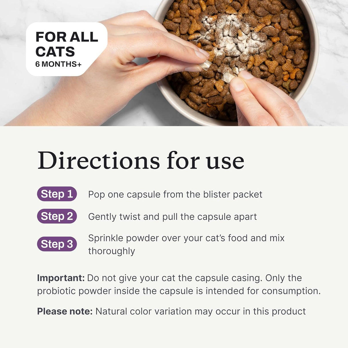 PetLab Co. Probiotics for Cats 30 Capsulas