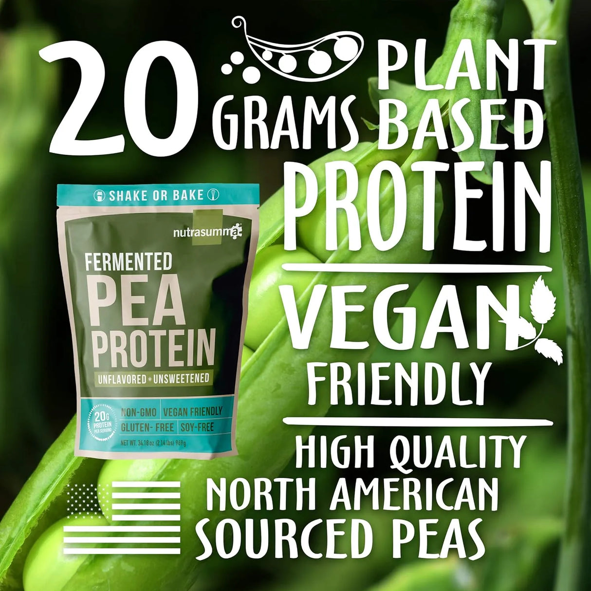 NUTRASUMMA - Nutrasumma Pea Protein Powder Unflavored and Unsweetened 969Gr. - The Red Vitamin MX - Suplementos Alimenticios - {{ shop.shopifyCountryName }}