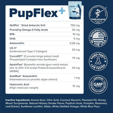 BIOPUP - BioPup PupFlex+ Dog Joint Supplement 60 Masticables - The Red Vitamin MX - Cuidado De Cadera Y Articulaciones Para Perros - {{ shop.shopifyCountryName }}