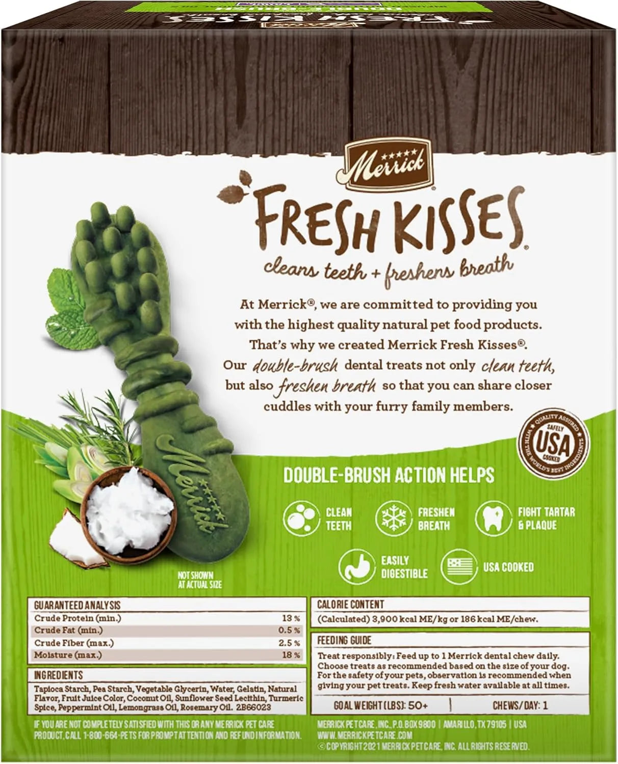MERRICK - Merrick Fresh Kisses Natural Dental Chews For Large Dogs Over 50 Lbs 16 Piezas - The Red Vitamin MX - Cuidado Dental Para Perros - {{ shop.shopifyCountryName }}