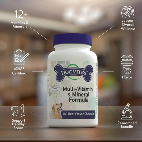 HEALTH THRU NUTRITION - Health Thru Nutrition Dog-Vites Multivitamins for Dogs 100 Masticables - The Red Vitamin MX - Multivitamínicos Para Perros - {{ shop.shopifyCountryName }}