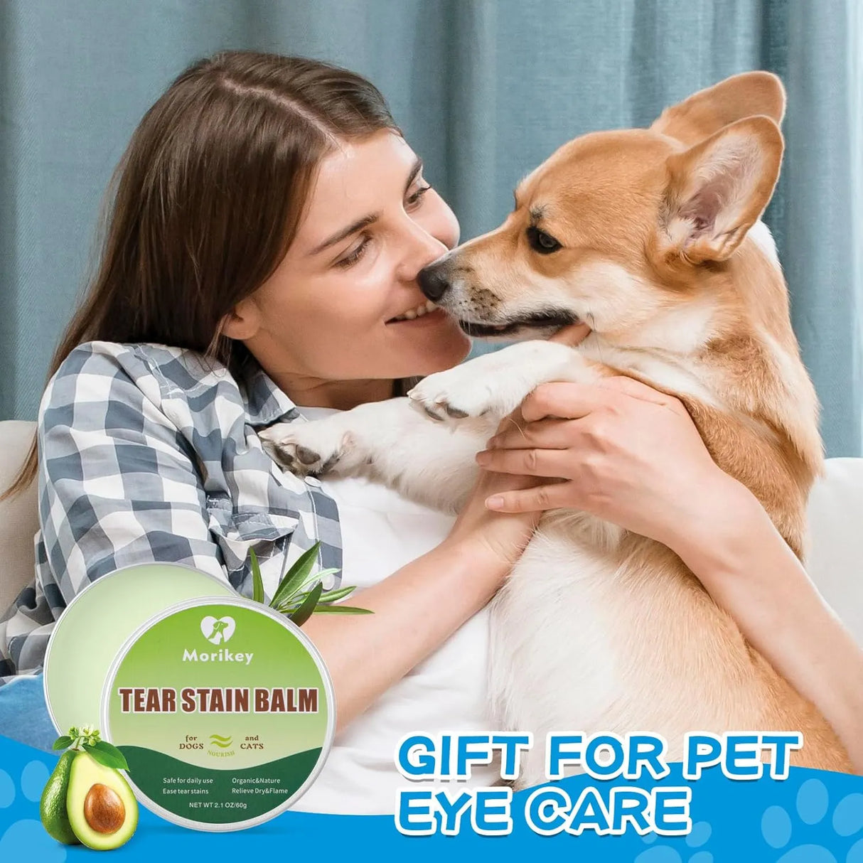MORIKEY - Morikey Pet Tear Stain Remove Balm 60Gr. - The Red Vitamin MX - Cuidado De Los Ojos De Los Perros - {{ shop.shopifyCountryName }}