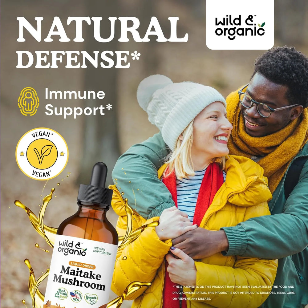 WILD & ORGANIC - Wild & Organic Maitake Mushroom Drops 4 Fl.Oz. - The Red Vitamin MX - Suplementos Alimenticios - {{ shop.shopifyCountryName }}