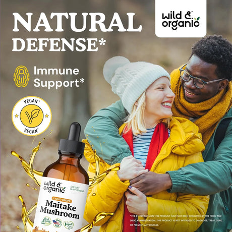 WILD & ORGANIC - Wild & Organic Maitake Mushroom Drops 4 Fl.Oz. - The Red Vitamin MX - Suplementos Alimenticios - {{ shop.shopifyCountryName }}