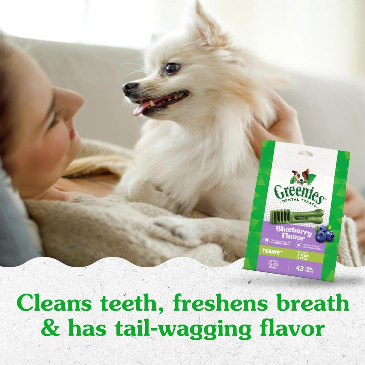 GREENIES - Greenies Teenie Natural Dental Care Dog Treats Blueberry Flavor 43 Piezas - The Red Vitamin MX - Cuidado Dental Para Perros - {{ shop.shopifyCountryName }}