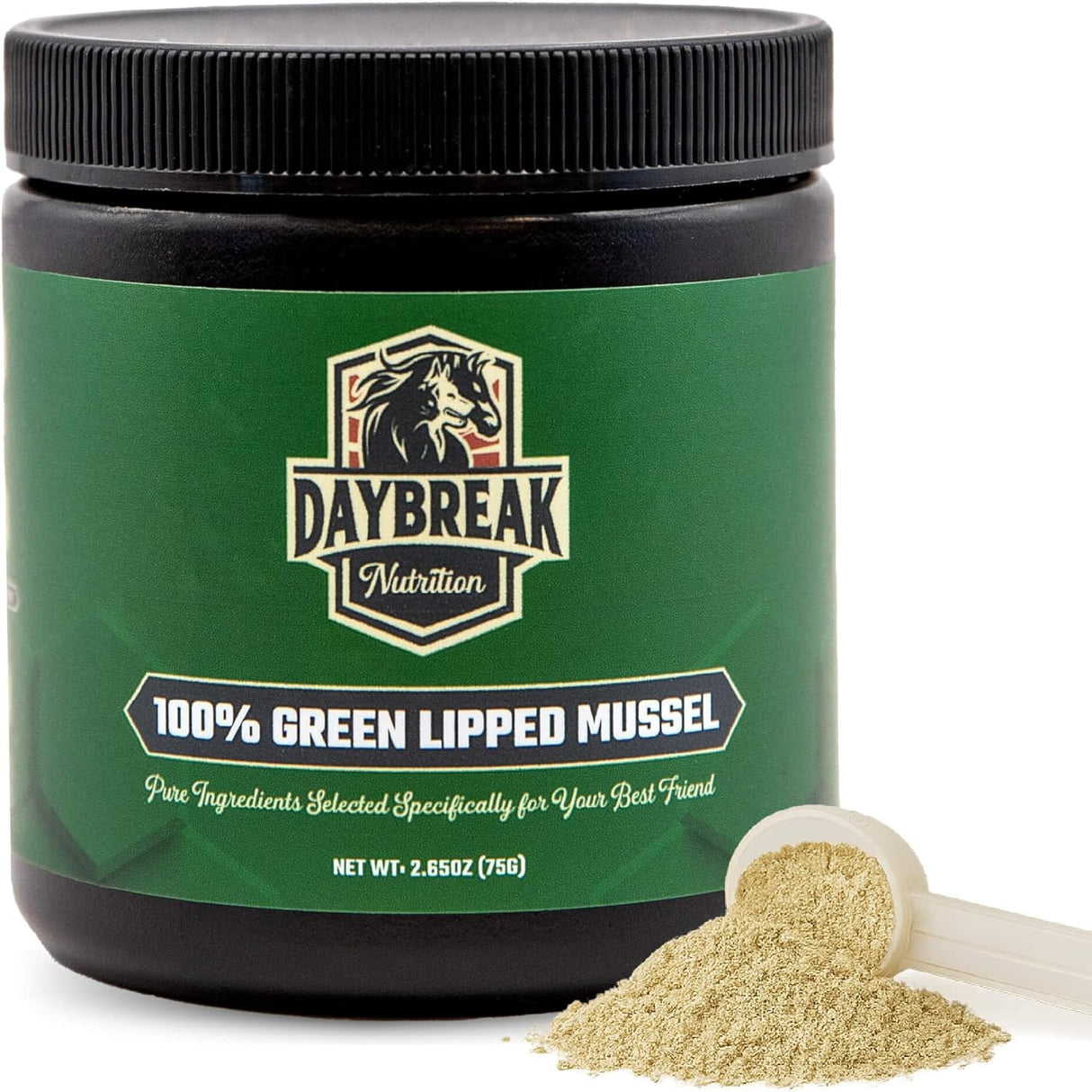 DAYBREAK NUTRITION - Daybreak Nutrition Pure Green Lipped Mussel Powder for Dogs and Cats 75Gr. - The Red Vitamin MX - Cuidado De Cadera Y Articulaciones Para Perros - {{ shop.shopifyCountryName }}