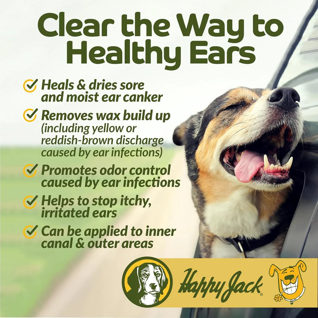 HAPPY JACK - HAPPY JACK Ear Canker Powder 14Gr. - The Red Vitamin MX - Cuidado Del Oído De Perros - {{ shop.shopifyCountryName }}