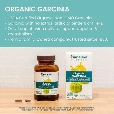 HIMALAYA - Himalaya Organic Garcinia Cambogia 600Mg. 60 Tabletas - The Red Vitamin MX - Suplementos Alimenticios - {{ shop.shopifyCountryName }}