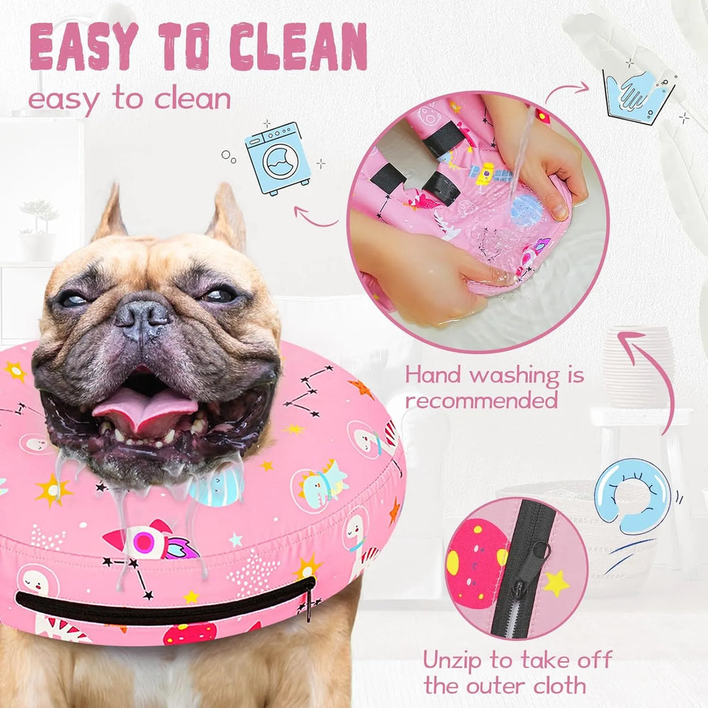 TOPTAKEIT - Toptakeit Elevated Inflatable Dog Collar PINKT XSMALL - The Red Vitamin MX - Collares y Conos De Recuperación Para Perros - {{ shop.shopifyCountryName }}