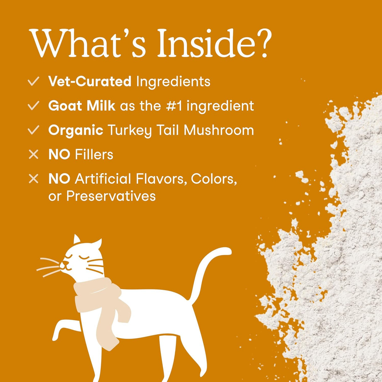 Fera Pet Organics Immune Goat Milk Cat & Dog 60 Servicios 180Gr.