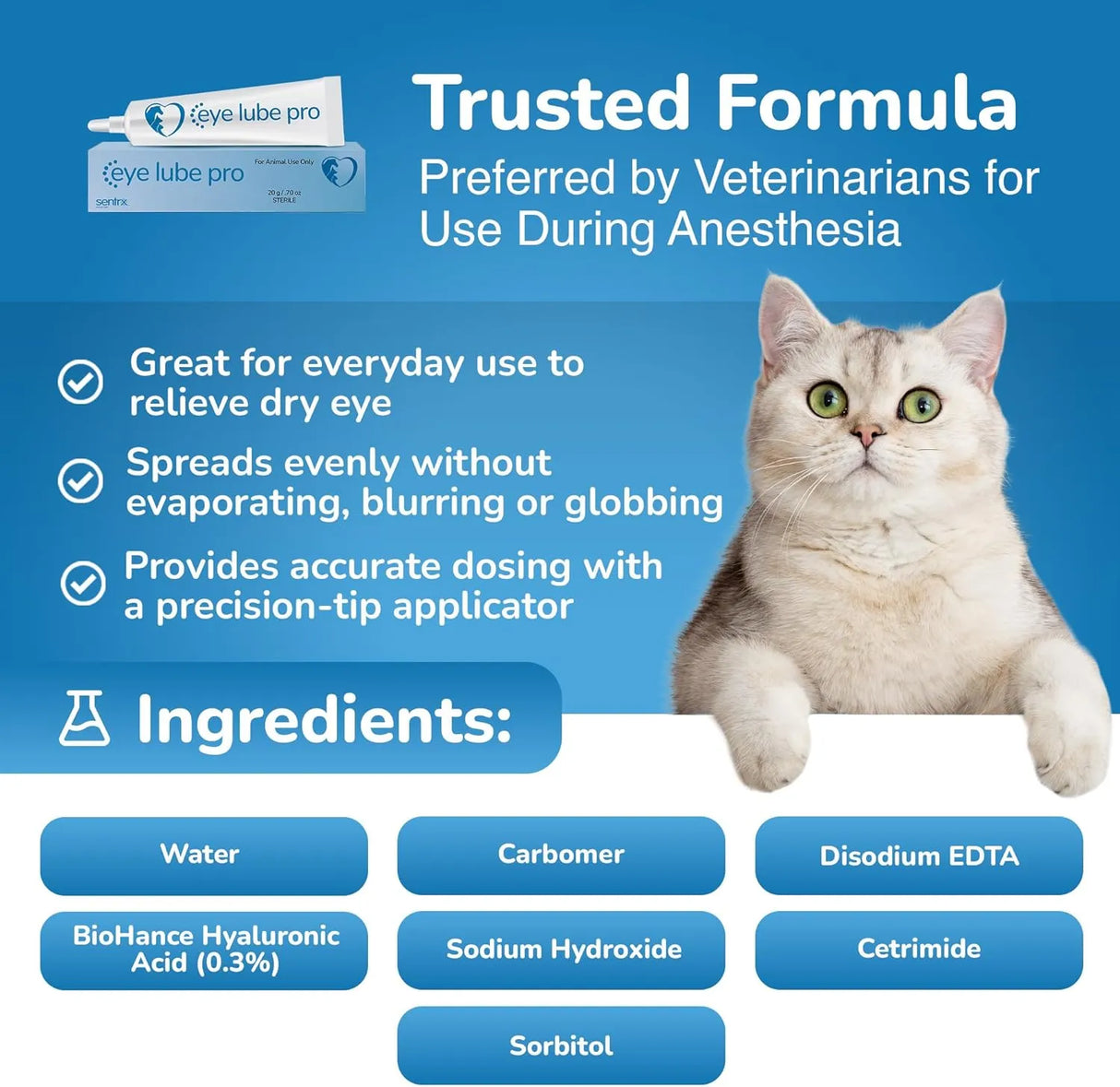 SENTRX - Sentrx Eye Lube Pro 20Gr. 3 Pack - The Red Vitamin MX - Cuidado De Los Ojos De Los Perros - {{ shop.shopifyCountryName }}
