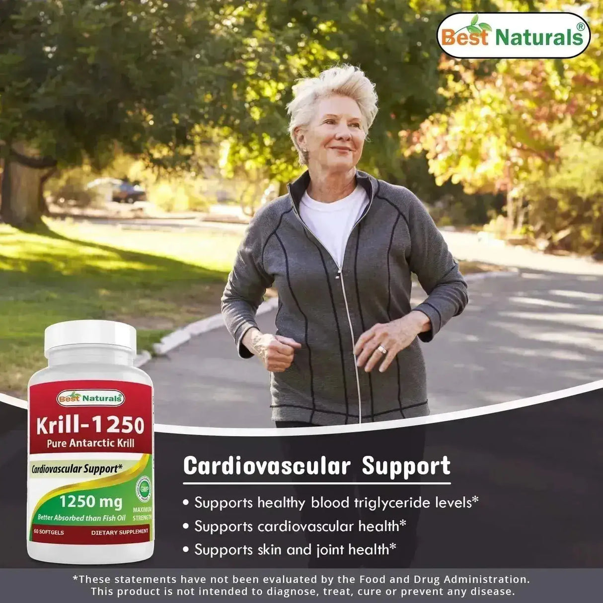 BEST NATURALS - Best Naturals Pure Antarctic Krill Oil 1250Mg. 60 Capsulas Blandas - The Red Vitamin MX - Suplementos Alimenticios - {{ shop.shopifyCountryName }}