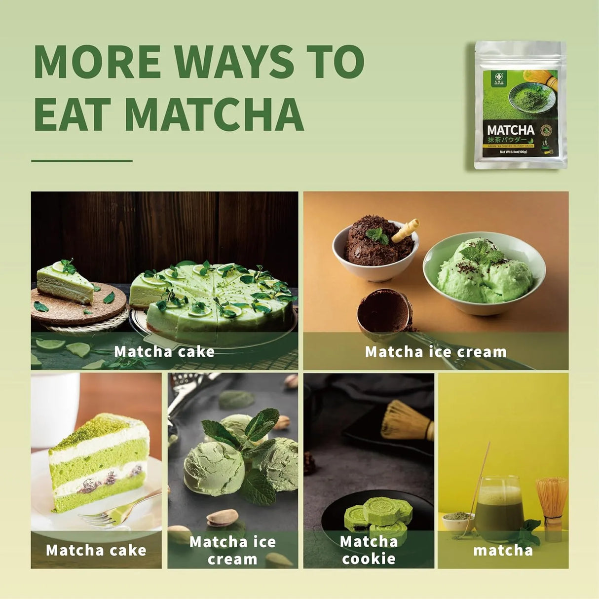 TIAN HU SHAN - TIAN HU SHAN Matcha Green Tea Powder Culinary Grade 100Gr. - The Red Vitamin MX - Suplementos Alimenticios - {{ shop.shopifyCountryName }}