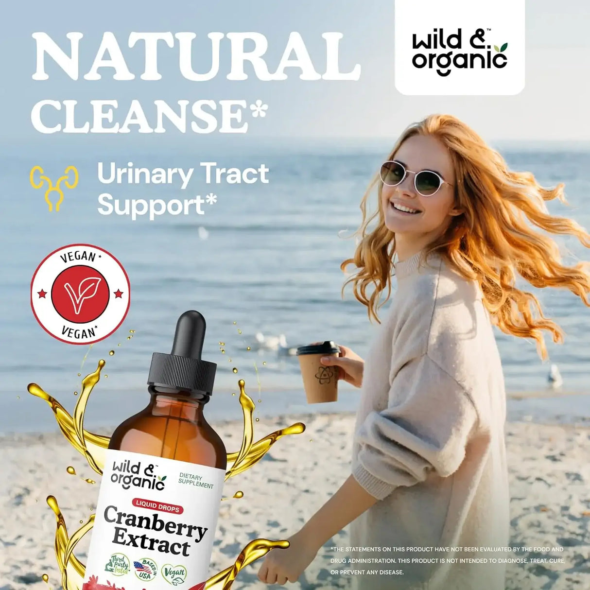 WILD & ORGANIC - Wild & Organic Cranberry Supplement Drops 4 Fl.Oz. - The Red Vitamin MX - Suplementos Alimenticios - {{ shop.shopifyCountryName }}