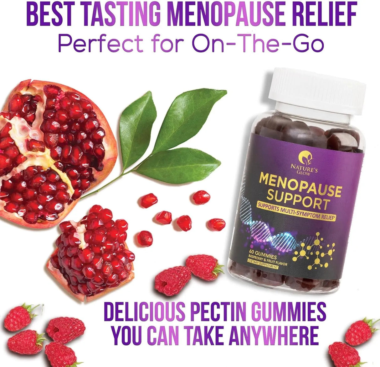 NATURE'S GLOW - Nature's Glow Menopause Support Gummies 60 Gomitas - The Red Vitamin MX - Suplementos Alimenticios - {{ shop.shopifyCountryName }}
