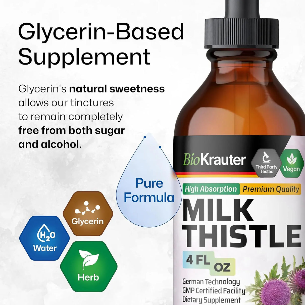 BIOKRAUTER - BIO KRAUTER Milk Thistle Liquid Drops 4 Fl.Oz. - The Red Vitamin MX - Suplementos Alimenticios - {{ shop.shopifyCountryName }}