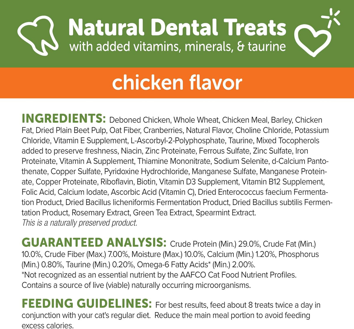 WHIMZEES Wellness Cat Dental Treats Natural Chews Chicken Flavor 56Gr.