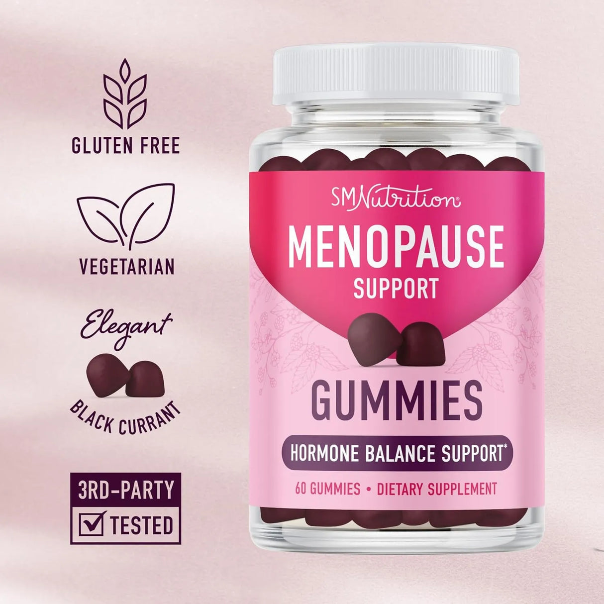 SM Nutrition - SMNutrition Menopause Support Gummies 60 Gomitas - The Red Vitamin MX - Suplementos Alimenticios - {{ shop.shopifyCountryName }}