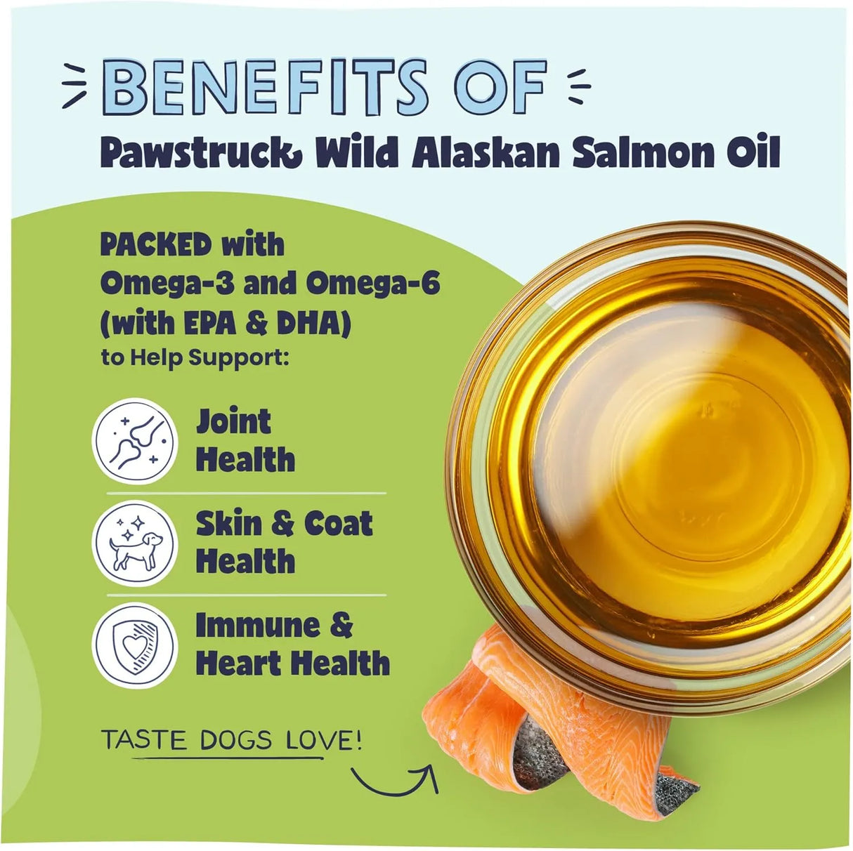 PAWSTRUCK - Pawstruck Pure Human-Grade Wild Alaskan Salmon Oil for Dogs & Cats 8 Fl.Oz. - The Red Vitamin MX - Aceite De Pescado Para Perros - {{ shop.shopifyCountryName }}