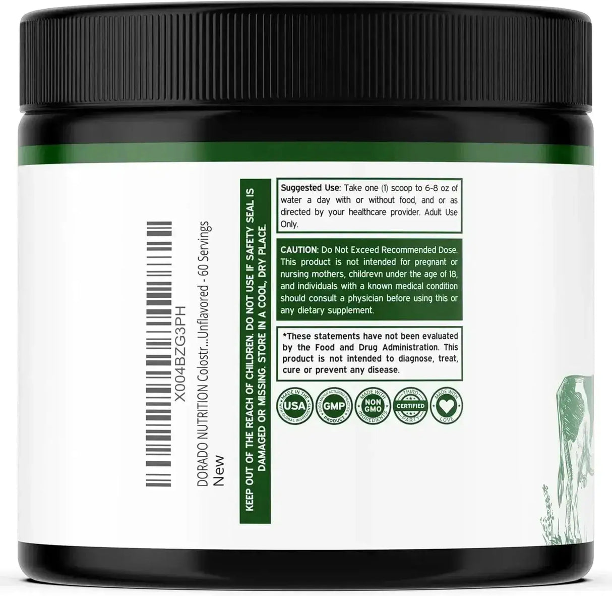 DORADO NUTRITION - Dorado Nutrition Colostrum Powder 60 Servicios 90Gr. - The Red Vitamin MX - Suplementos Alimenticios - {{ shop.shopifyCountryName }}