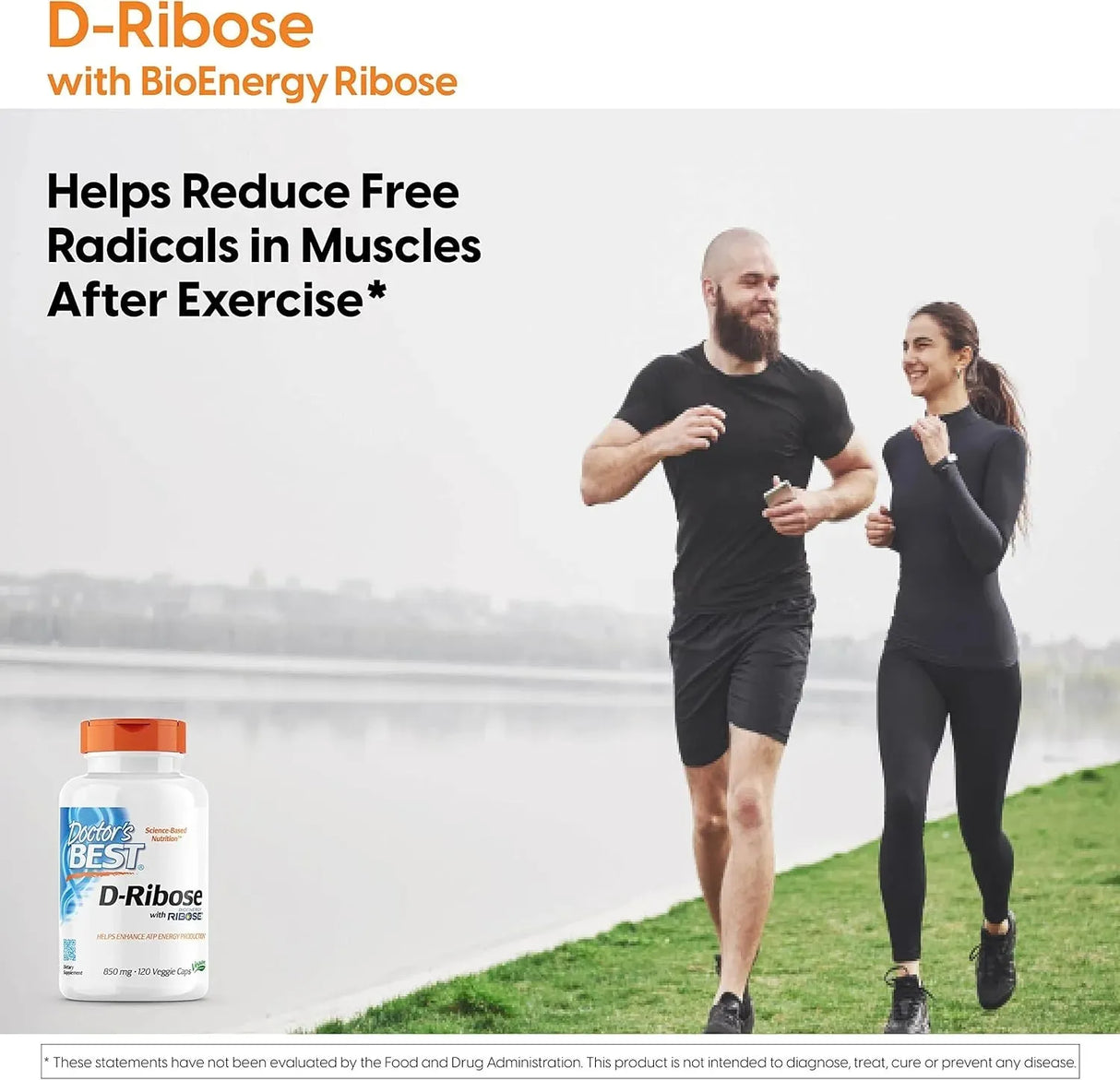 DOCTOR'S BEST - Doctor's Best D-Ribose with Bioenergy Ribose 120 Capsulas - The Red Vitamin MX - Suplementos Alimenticios - {{ shop.shopifyCountryName }}
